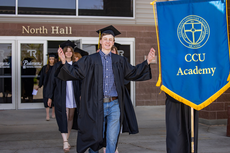 CCU Academy students in virtual classroom setting